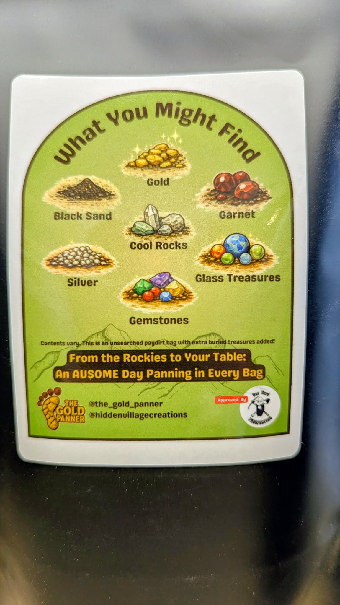 The AUsome Paydirt Bag